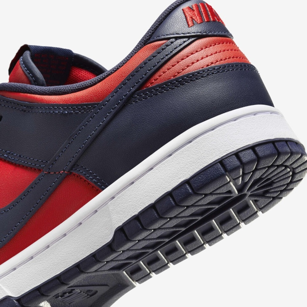 NEW - Nike Dunk Low Retro - Men’s 9 - Red/Navy - Never Worn - Picture 7 of 7